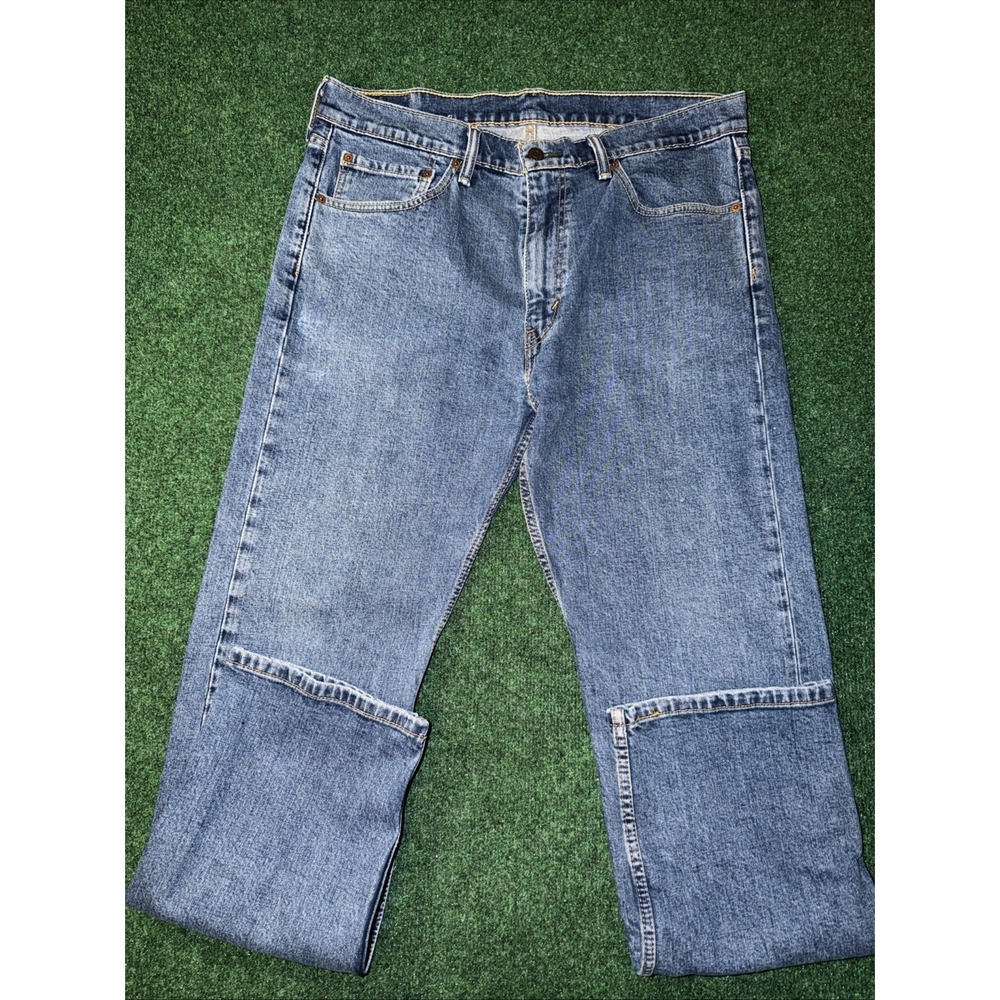 Levi's 505 Men's Blue Jeans 36 X 32 Straight leg Jeans 041